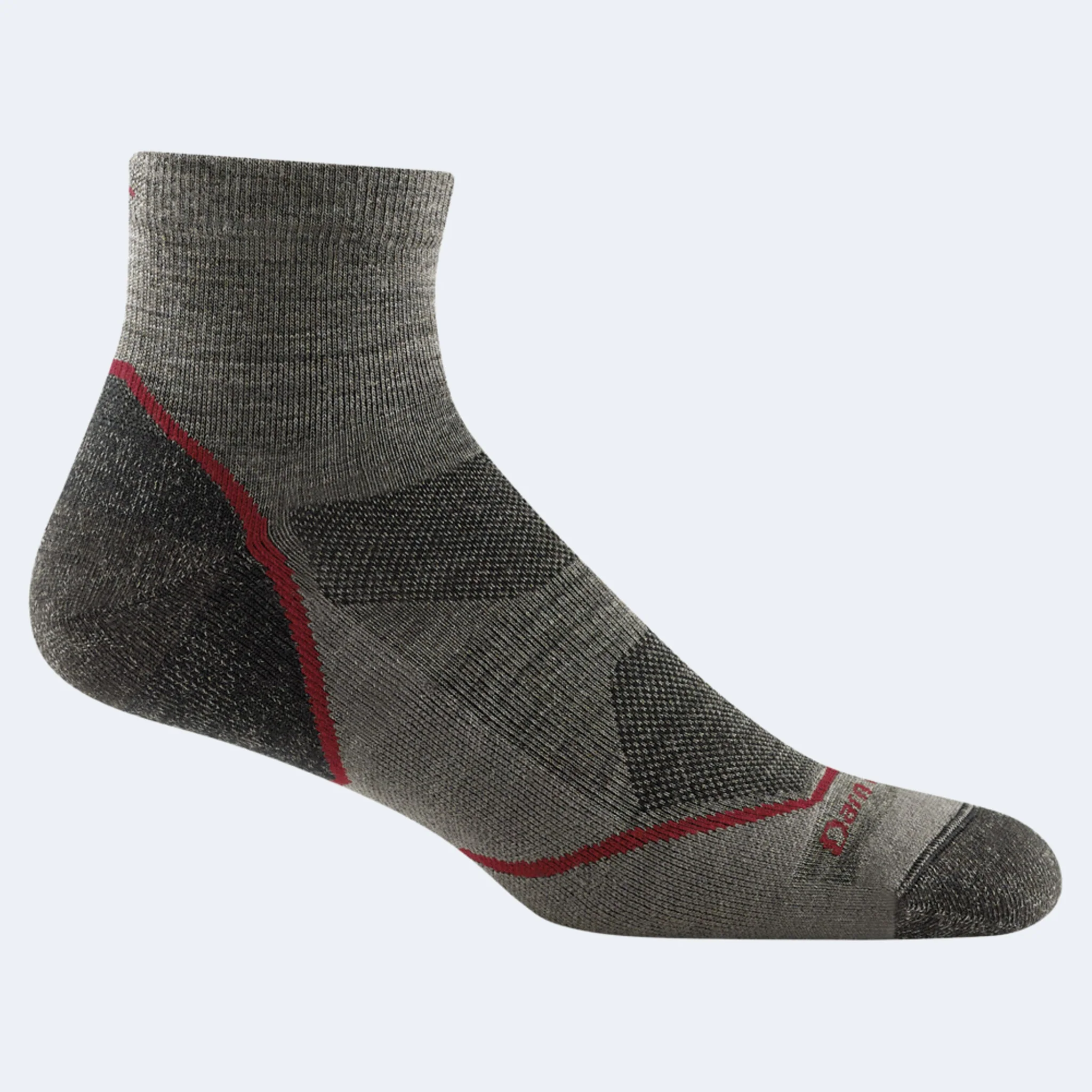 Darn Tough Light Hiker Men's 1/4 Sock - Image 4