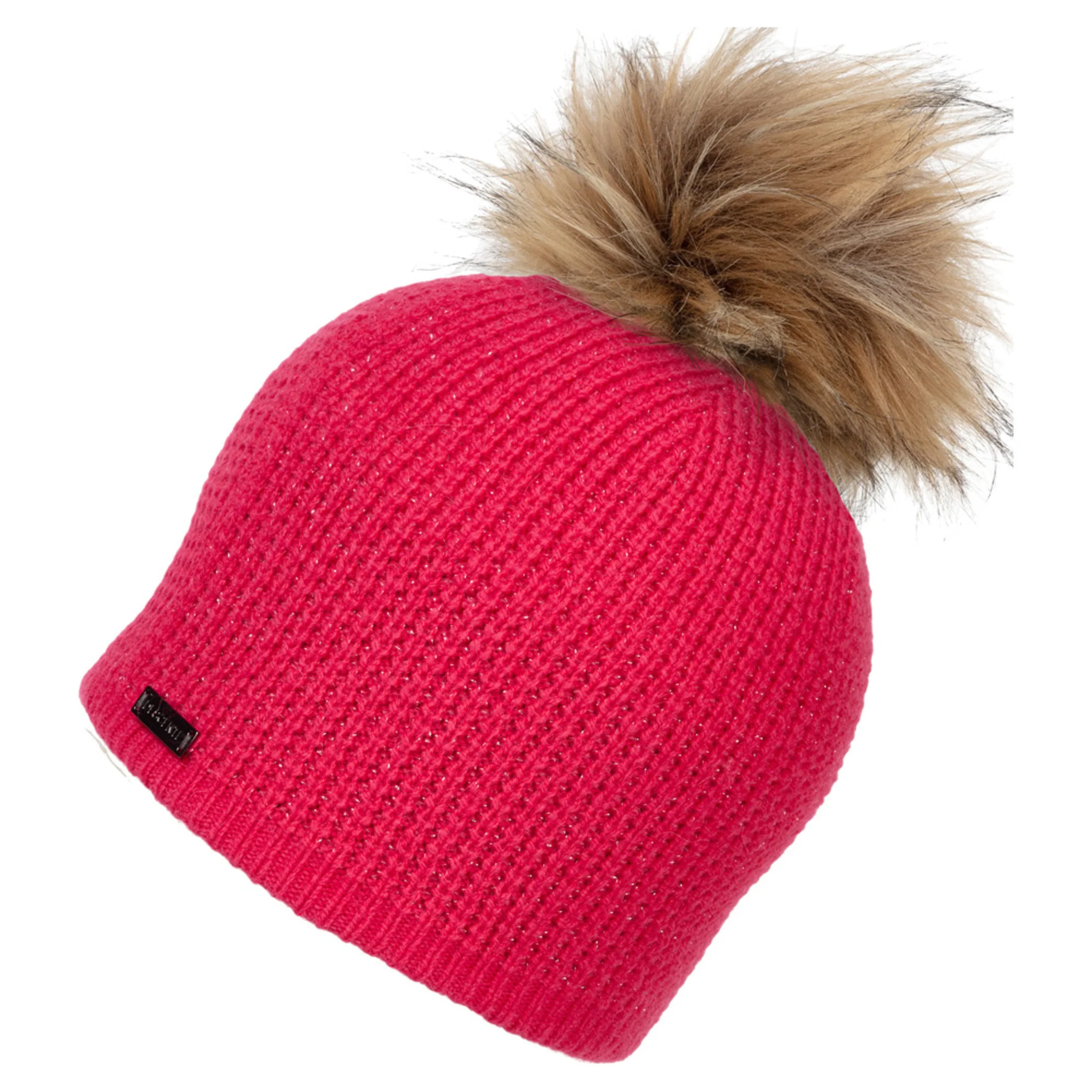 Descente Sonia Fur Pom Pom Women's Beanie - Image 3